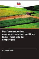 G. Savaraiah - Performance des coopératives de crédit en Inde : Une étude empirique