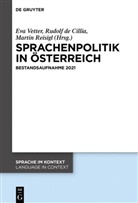 Rudolf de Cillia, Martin Reisigl, Eva Vetter - Sprachenpolitik in Österreich