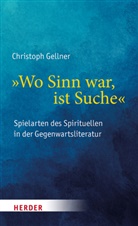Christoph Gellner - "Wo Sinn war, ist Suche"