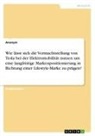Anonymous - Wie lässt sich die Vormachtstellung von Tesla bei der Elektromobilität nutzen um eine langfristige Markenpositionierung in Richtung einer Lifestyle-Marke zu prägen?