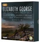 Elizabeth George, Volker Niederfahrenhorst - Die Inspector-Lynley-Box - Denn bitter ist der Tod - Denn keiner ist ohne Schuld - Asche zu Asche - Im Angesicht des Feindes, 10 Audio-CD, 10 MP3 (Audio book)