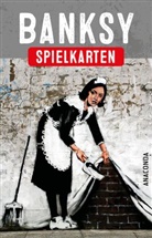 Anaconda Verlag - Kartenspiel Banksy. 54 Spielkarten mit 30 Banksy-Motiven