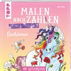 Kaja Reinki - Malen nach Zahlen Glitzer-Malbuch Einhörner