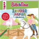 frechverlag, Natascha Pitz - Zauberpapier Malbuch Bibi & Tina