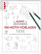 frechverlag - Kunst des Zeichnens 100 Motiv-Vorlagen Tiere