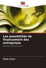 Stela Cucer - Les possibilités de financement des entreprises