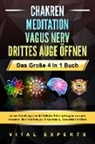 Vital Experts - CHAKREN - MEDITATION - VAGUS NERV - DRITTES AUGE ÖFFNEN - Das Große 4 in 1 Buch: Lernen Sie die spannende Welt der Selbstheilung kennen und verspüren Sie mehr Energie, Entspannung, Gesundheit & Glück