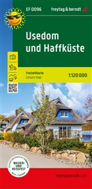 freytag &amp; berndt, freytag &amp; berndt - Usedom und Haffküste, Freizeitkarte 1:120.000, freytag & berndt
