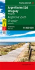 freytag &amp; berndt - Argentinien Süd - Uruguay, Straßenkarte 1:1.800.000, freytag & berndt