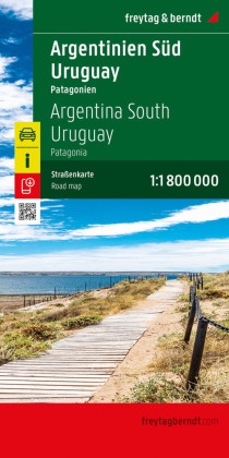 freytag & berndt,  freytag & berndt - Argentinien Süd - Uruguay, Straßenkarte 1:1.800.000, freytag & berndt - Patagonien
