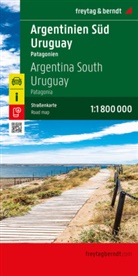 freytag &amp; berndt, freytag &amp; berndt - Argentinien Süd - Uruguay, Straßenkarte 1:1.800.000, freytag & berndt