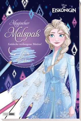 Disney,  Panini - Disney Die Eiskönigin: Magischer Malspaß: Entdecke verborgene Motive! - Malblock