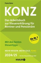 Konz - Das Arbeitsbuch zur Steuererklärung für Rentner und Pensionäre