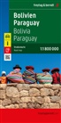 freytag &amp; berndt - Bolivien - Paraguay, Straßenkarte 1:1.800.000, freytag & berndt