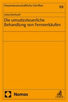Janka Reinhardt - Die umsatzsteuerliche Behandlung von Fernverkäufen