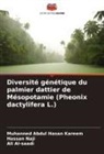 Muhanned Abdul Hasan Kareem, Ali Al-Saadi, Hassan Naji - Diversité génétique du palmier dattier de Mésopotamie (Pheonix dactylifera L.)