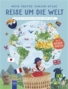 Lucy Semple - Mein erster Junior-Atlas: Reise um die Welt, m. 1 Beilage