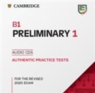 B1 Preliminary 1 Audio CDs (Audio book)