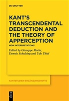 Giuseppe Motta, Dennis Schulting, Udo Thiel - Kant's Transcendental Deduction and the Theory of Apperception