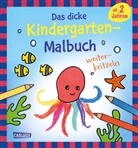 Andrea Pöter - Ausmalbilder für Kita-Kinder: Das dicke Kindergarten-Malbuch: Weiterkritzeln