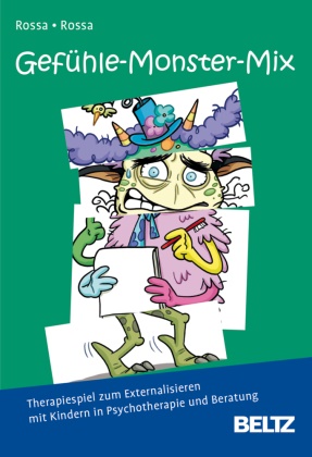 Steffen Gumpert, Julia Rossa, Robert Rossa, Steffen Gumpert - Gefühle-Monster-Mix zum Externalisieren mit Kindern 64 Bildkarten mit 20-seitigem Booklet in stabiler Box, Kartenformat  1x98x143 und 3x49x143 mm. Mit Illustrationen von Steffen Gumpert. Mit Online-Material