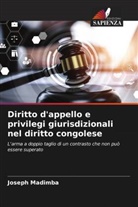 Joseph Madimba - Diritto d'appello e privilegi giurisdizionali nel diritto congolese