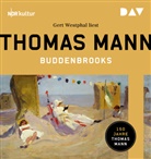 Thomas Mann, Gert Westphal - Buddenbrooks. Verfall einer Familie, 3 Audio-CD, 3 MP3 (Hörbuch)