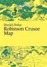 Martin Thelander Paris Grafik - Daniel Defoe: Robinson Crusoe Map
