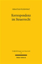 Sebastian Plesdonat - Korrespondenz im Steuerrecht