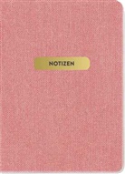 Groh Verlag - Notizheft Blumenglück Rosa