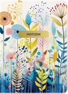Groh Verlag - Notizheft Blumenglück Blumenwiese