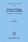 Helmut Kern - Monetäre Wirkungen der Staatsverschuldung.