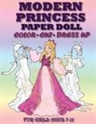 Mila Albeni - Modern Princess Paper Doll for Girls Ages 7-12; Cut, Color and Dress up