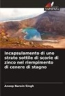 Anoop Narain Singh - Incapsulamento di uno strato sottile di scorie di zinco nel riempimento di cenere di stagno