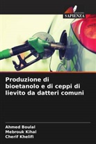 Ahmed Boulal, Cherif Khelifi, Mebrouk Kihal - Produzione di bioetanolo e di ceppi di lievito da datteri comuni