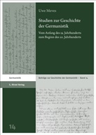 Uwe Meves - Studien zur Geschichte der Germanistik