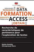Rekha Kamble, Shivaprasad More - Recherche de caractéristiques de pertinence pour l'exploration de textes