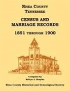 Bettye Broyles - Rhea County, Tennessee Census and Marriage Records, 1851 Through 1900