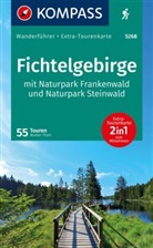 Walter Theil - KOMPASS Wanderführer Fichtelgebirge mit Naturpark Frankenwald und Naturpark Steinwald, 55Touren mit Extra-Tourenkarte
