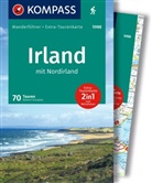 Robert Schwänz - KOMPASS Wanderführer Irland mit Nordirland, 70 Touren mit Extra-Tourenkarte