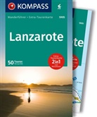 Michael Will - KOMPASS Wanderführer Lanzarote, 50 Touren mit Extra-Tourenkarte