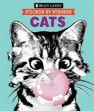 Brain Games, New Seasons, Publications International Ltd - Brain Games - Sticker by Number: Cats (28 Images to Sticker)