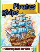 Peter - Pirates Ships Coloring Book for Kids