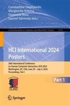 Margherita Antona, Stavroula Ntoa, Stavroula Ntoa et al, Gavriel Salvendy, Constantine Stephanidis - HCI International 2024 Posters