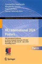 Margherita Antona, Stavroula Ntoa, Stavroula Ntoa et al, Gavriel Salvendy, Constantine Stephanidis - HCI International 2024 Posters