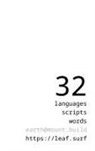 Termsurf - 32 Languages, 32 Words