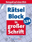 Eberhard Krüger - Rätselblock in großer Schrift 124 (5 Exemplare à 2,99 EUR)