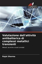 Rajat Sharma - Valutazione dell'attività antibatterica di complessi metallici transienti
