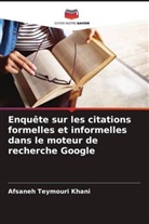 Afsaneh Teymouri Khani - Enquête sur les citations formelles et informelles dans le moteur de recherche Google