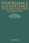 Gillian Malmkjaer Brown, Gillian Brown, Kirsten Malmkjaer, John Williams - Performance and Competence in Second Language Acquisition